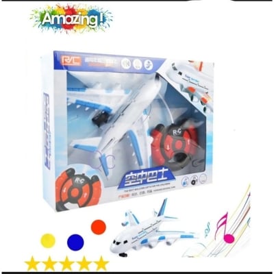 Picture of Airbus Aeroplane Remote Control Toy - White
