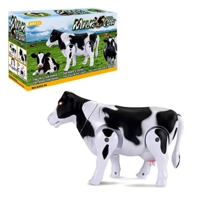 Picture of Battery Operated Milk Cow Toy - Multi-color - Multicolor