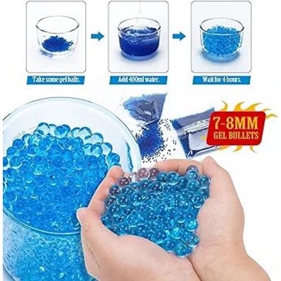 Picture of Gel Blaster Ammo / Soft-Gel Balls 2000 pieces 1paket  - blue - Blue