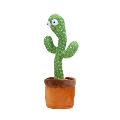 Picture of Talking Cactus Toys for Boys Girls Talking Cactus Toy with 120 English Songs and LED Lighting for Home Decoration - Green