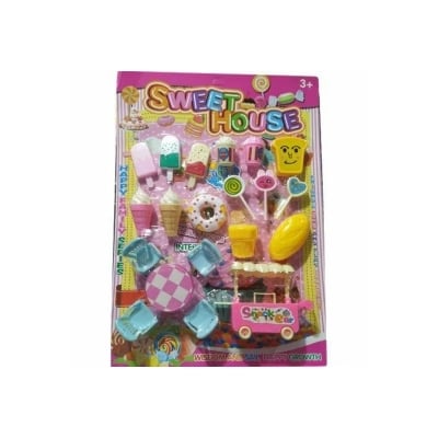 Picture of Toy Sweet House For Playing Kids Kids Sweet House Indoor Play Toy Set - Multicolor