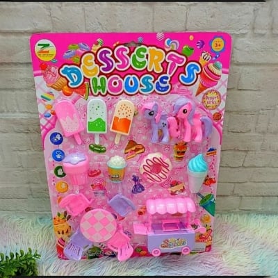 Picture of Sweet Candy Set with Dessert Food Items Roleplay Set for Kids - Multicolor