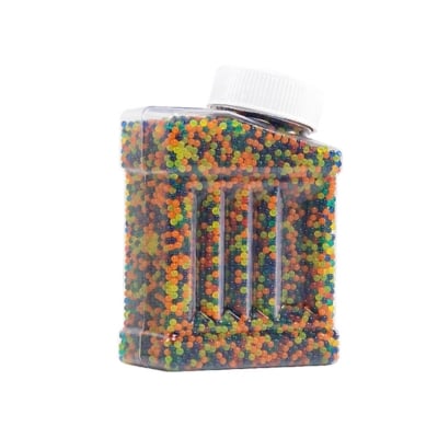 Picture of Gel Blaster Ammo Water Beads (7–8mm) – Safe Non-Toxic Gellets Refill Jar (30,000 Beads) - Multicolor