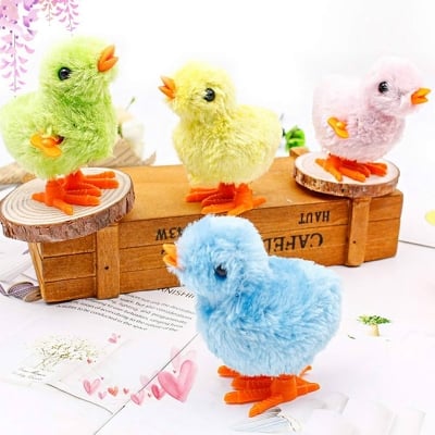 Picture of 5 pcs Interactive Plush Chicken Play Set - Multicolor