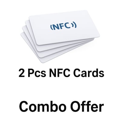 Picture of NTAG215 NFC White PVC Tag – Blank Card Combo (504B) - White