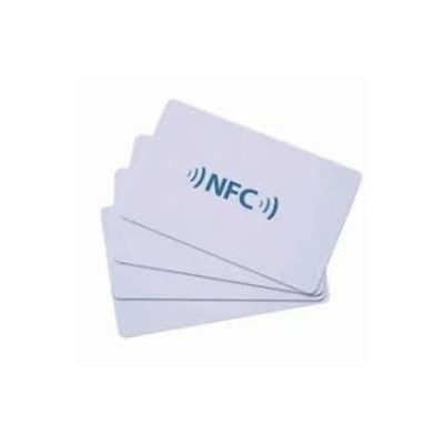 Picture of NFC Card NTAG215 – 1Pcs Blank White PVC Tag (504 Bytes) - White