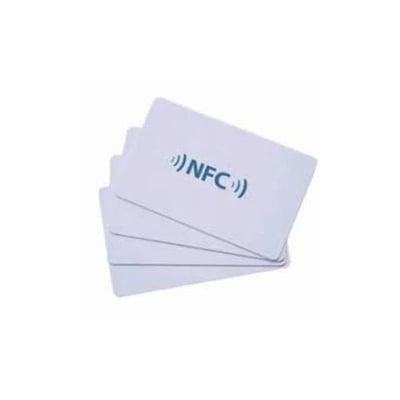 Picture of 1Pc White NFC Card – NTAG215 PVC Chip Card – Rewritable - White