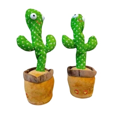 Picture of Dancing Cactus – Interactive Plush Toy with Voice Mimic & Music - Green