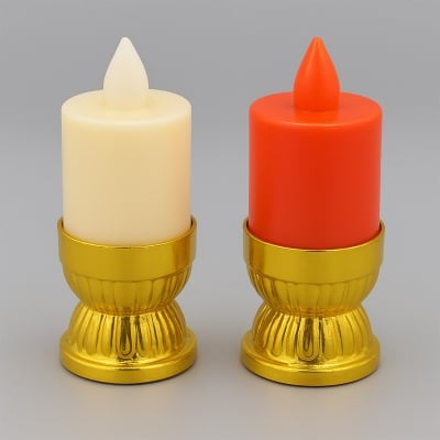 Picture of FlameGlow LED Candle Light Set (2 Pcs) - Multicolor