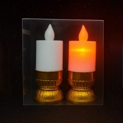 Picture of Mom Candle Holder Tealight – 2 Pieces - red, whait
