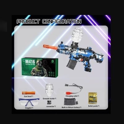 Picture of Shooting M416Electric Gel Ball Blaster, Electric Toy  mix color - Multicolor