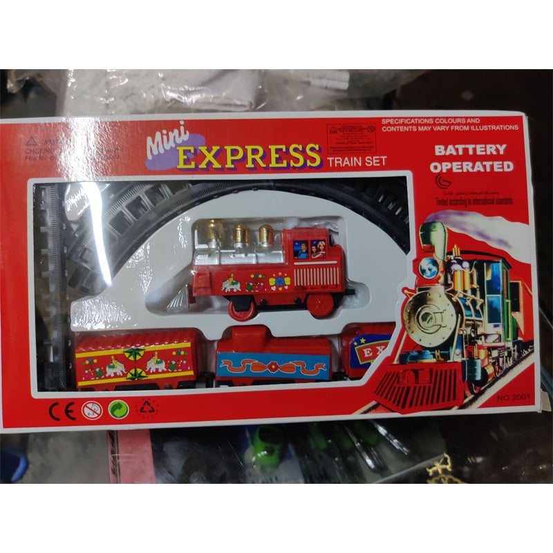 Picture of Mini Express Train Set For Kids - Red