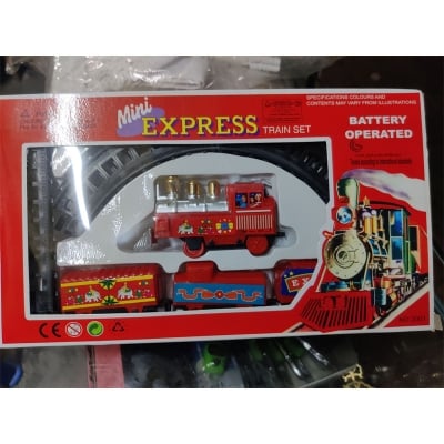 Picture of Mini Express Train Set For Kids - Red