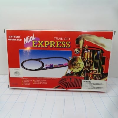 Picture of Mini Express Toy Train Set 6" x 11" Child's Train - Multicolor