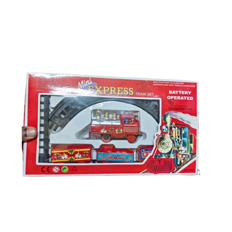 Picture of Mini Express Toy Train Set 6" x 11" Child's Train - Multicolor