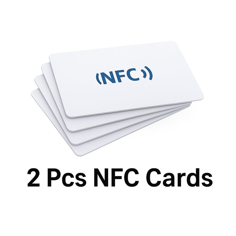Picture of NFC NTAG215 PVC Cards – Blank White Combo Pack (504B) - White
