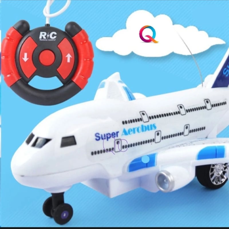 Picture of Airbus Aeroplane Remote Control Toy - White