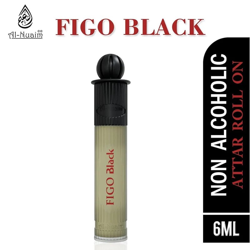 Picture of Al Nuaim Figo Black Floral Attar  (Natural) - Black