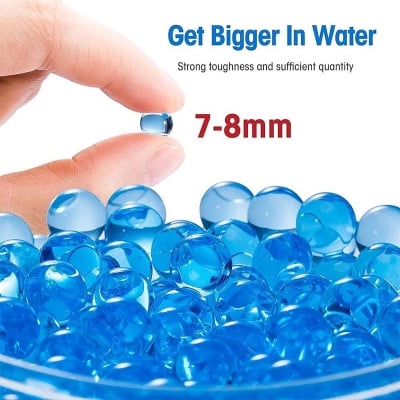 Picture of Gel Ball Blaster Ammo (7-8 mm 5 pack-2000 pis Per Pack) - Blue
