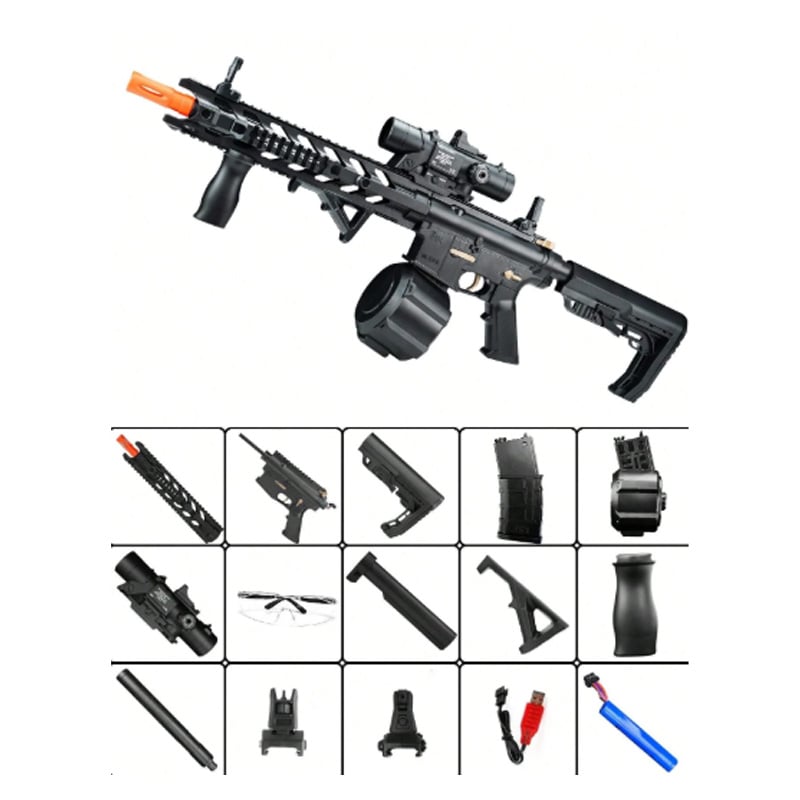 Picture of Pro Grade Gel Combat Blaster – Full Scale Battleground Series - Black