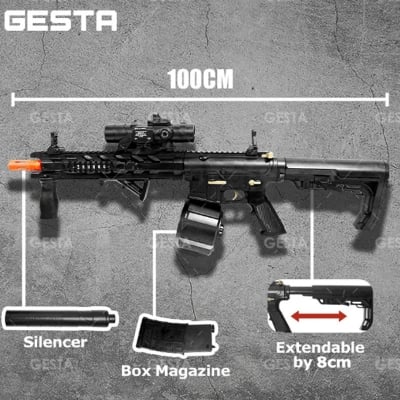 Picture of Pro Grade Gel Combat Blaster – Full Scale Battleground Series - Black