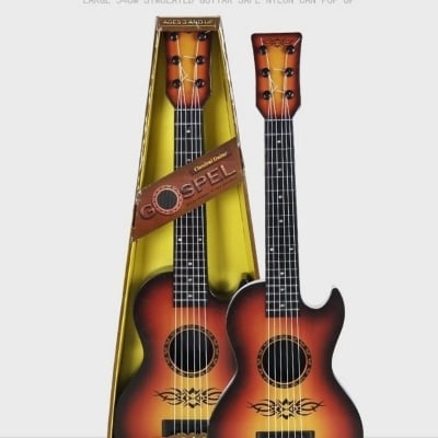 Picture of 21 Inch Toddler Ukulele Guitar Toy 4 Strings Mini Guitar for Kids - Children Musical Instruments Educational Learning  - Multicolor