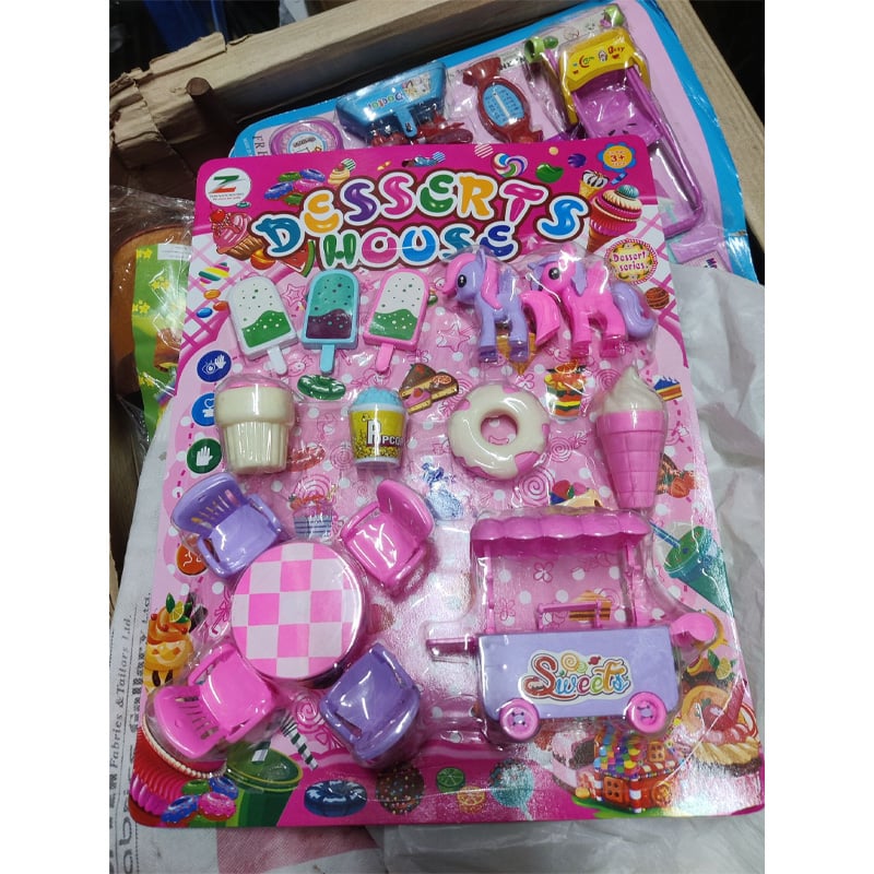 Picture of Sweet Candy Set with Dessert Food Items Roleplay Set for Kids - Multicolor