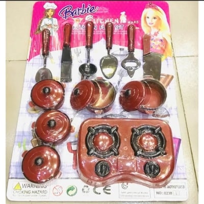 Picture of Presents Kitchen Set, Cooking Ware Kitchen Set for Kids/Toddler. - Red