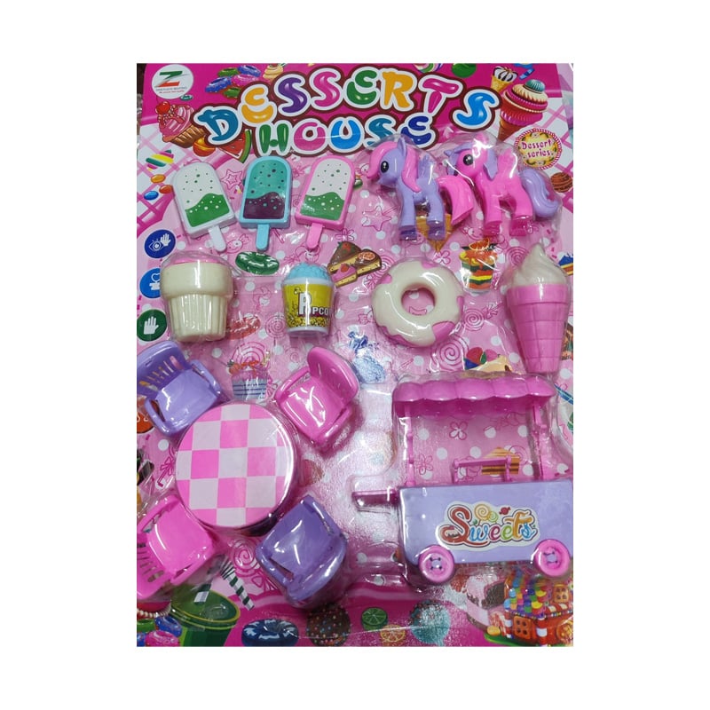 Picture of Sweet Candy Set with Dessert Food Items Roleplay Set for Kids - Multicolor