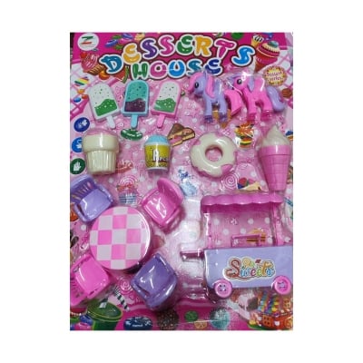 Picture of Ice Cream Set Toy set for children Cute & Colorful Sweet House Design - Multicolor