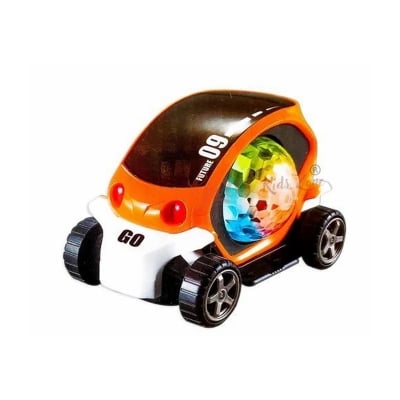 Picture of Car 360 Degree Rotating Stunt Car Bump and Go Toy with 4D Lights & Sounds Musical Car Battery Operated Toy for Kids Multicolor - Multicolor