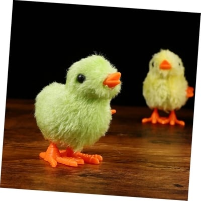 Picture of 5 pcs Jump & Hop Plush Chick Toy - Multicolor