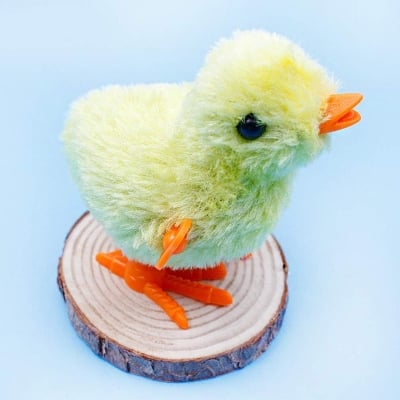 Picture of 5 pcs Cute Plush Chick Wind-Up Clockwork Toys - Multicolor