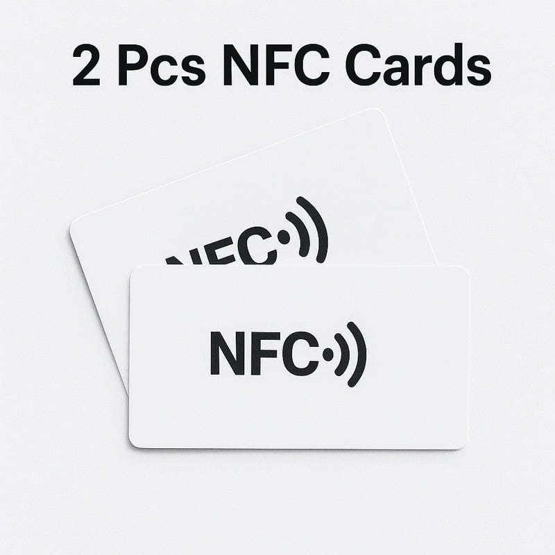 Picture of NTAG215 NFC White PVC Tag – Blank Card Combo (504B) - White