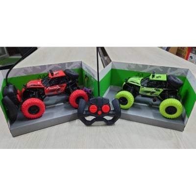 Picture of Remote Control Car Toy Stunt RC Off Road High Speed Kids Car Rechargeable Car - Red