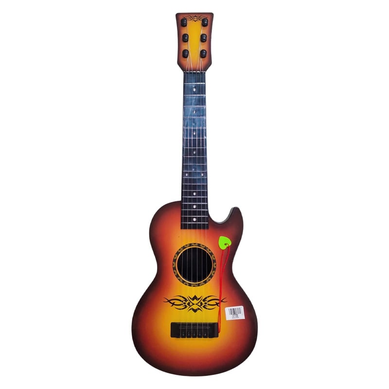Picture of 21 Inc Musical Plastic Toy Guitar For Kids Can Play & Learn; Beginner Guitar Toy - Multicolor