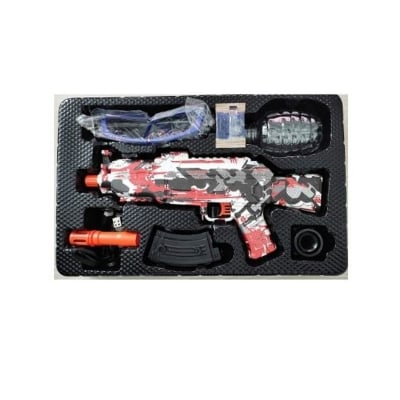 Picture of AK 47 Gel Blaster Gun for Outdoor Activities, Rechargeable Battery Powered Gel Gun - Red