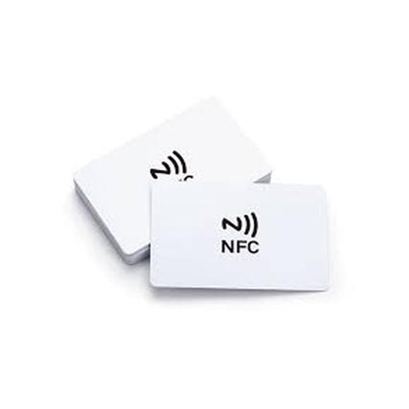 Picture of NFC Card NTAG215 – 1Pcs Blank White PVC Tag (504 Bytes) - White