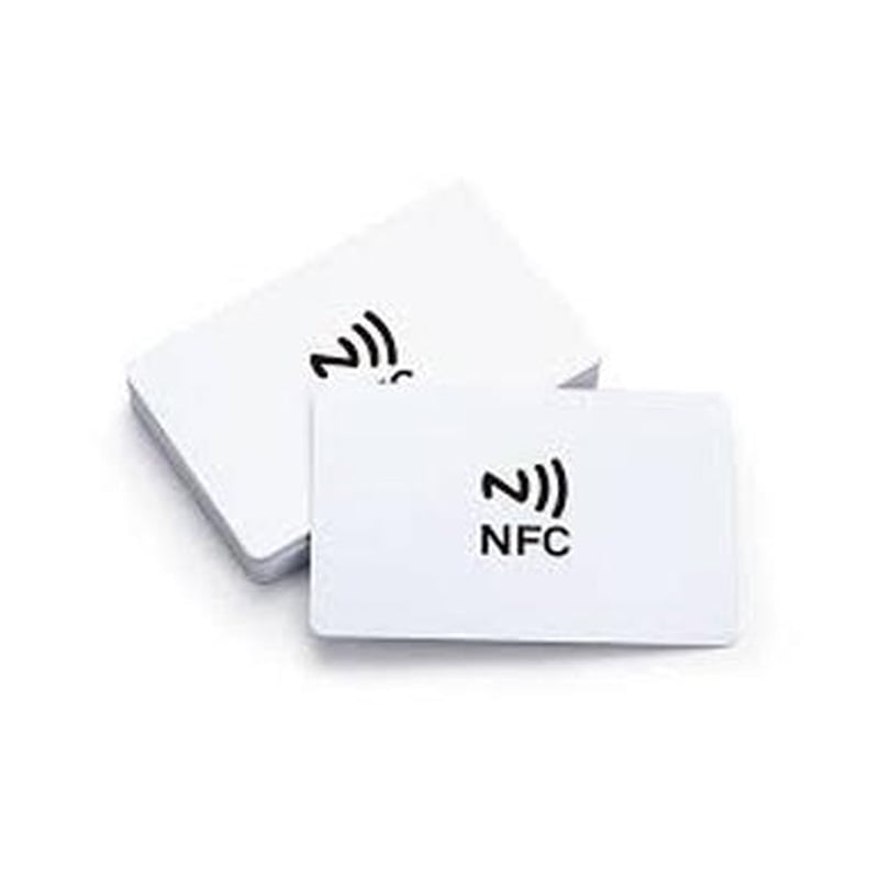 Picture of 1Pcs NFC White Card – NTAG215 Tag – Writable PVC Chip - White