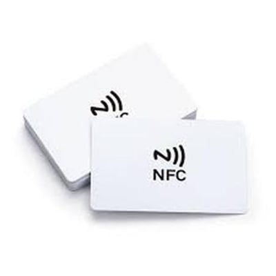 Picture of 1Pcs NTAG215 NFC Tag – White Blank PVC Smart Card - White
