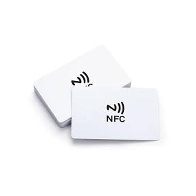 Picture of NTAG215 NFC Card – Blank PVC Tag – 504 Bytes Memory - White