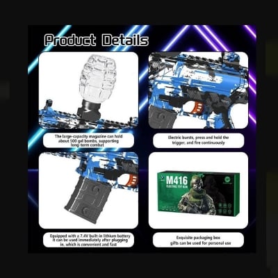 Picture of Rechargeable Electric Gel Beads Outdoor Fun Toy for Kids - Multicolor