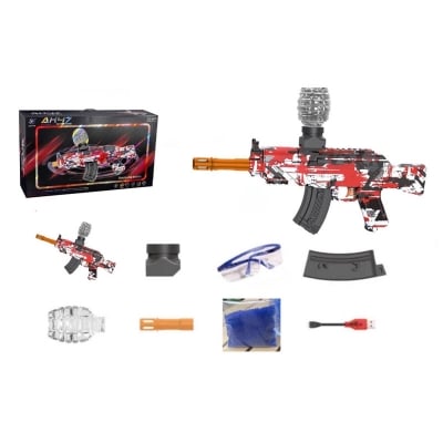 Picture of Electric Ak47 Toy Gun Automatic Gel Bullet Blaster Children Toys Outdoor Game - Multicolor