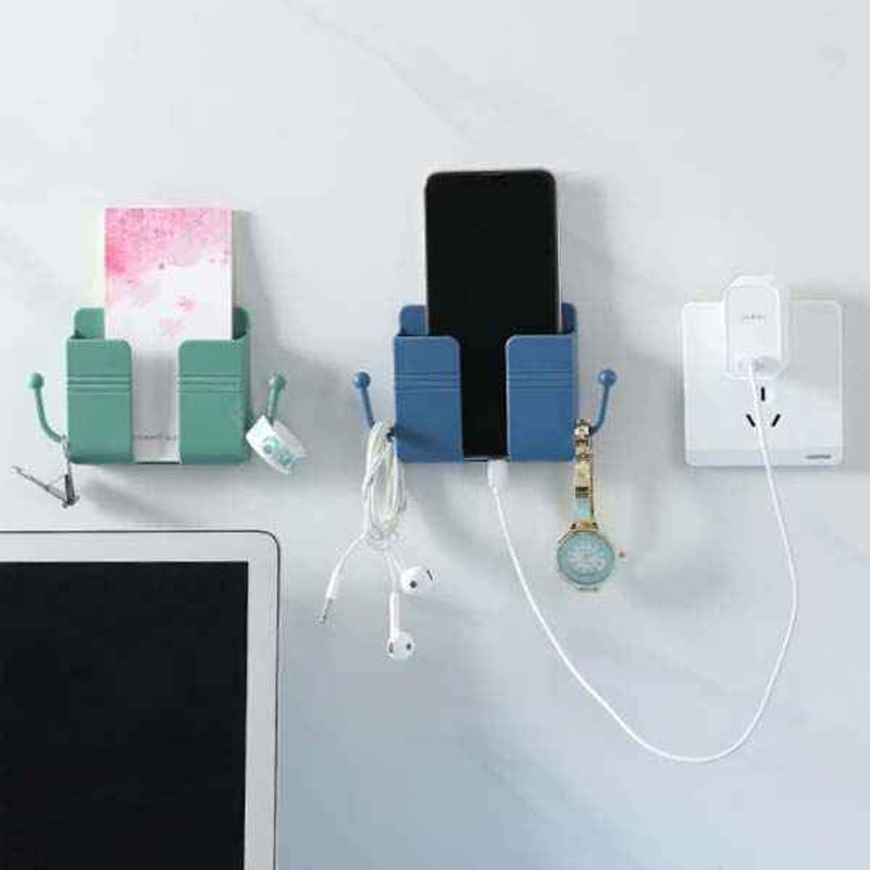 Picture of 1Pcs Mobile Charger Organizer Box – Wall Plug Holder - multicolor