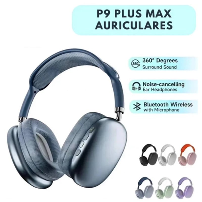 Picture of P9 Pro Max Wireless Gaming Headset – 7.1 Surround & Noise Cancellation - Multicolor