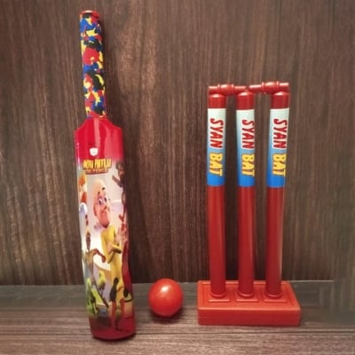 Picture of Kids Fun Cricket Play Set – Mini Bat & Ball Kit - Multicolor