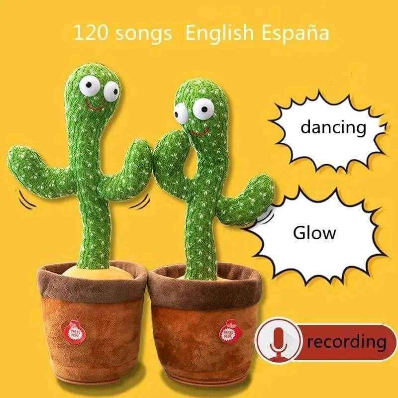 Picture of Dancing Cactus – Interactive Plush Toy with Voice Mimic & Music - Green