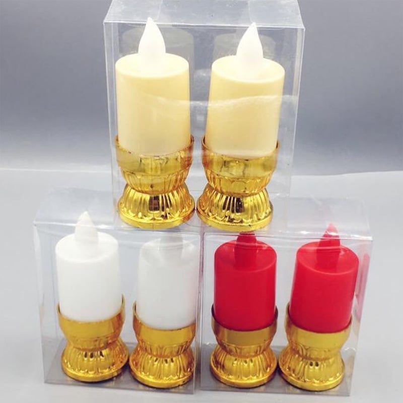 Picture of Mom Candle Holder Tealight – 2 Pieces - red, whait