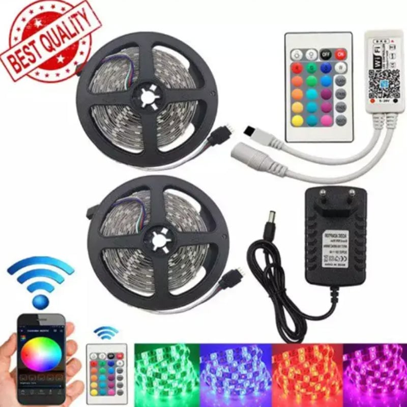 Picture of Waterproof RGB Remote Control Color Changing Fita Light led strip light 15 Fit - Multicolor