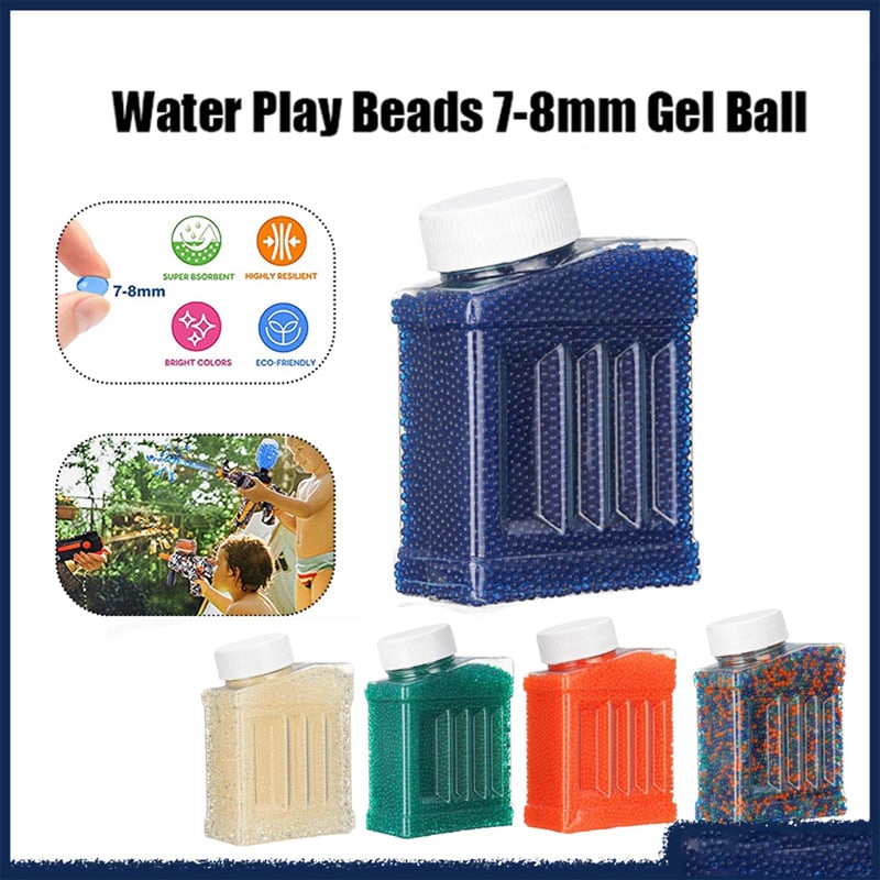 Picture of 1 Jar Pack 7.8mm Gel Ball Refill - 20,000 Pcs 1 Jar Green color Water Beads - Green